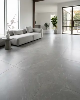 Carrelage grand format intérieur