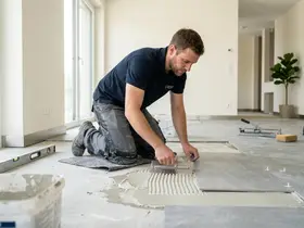 Travaux de carrelage